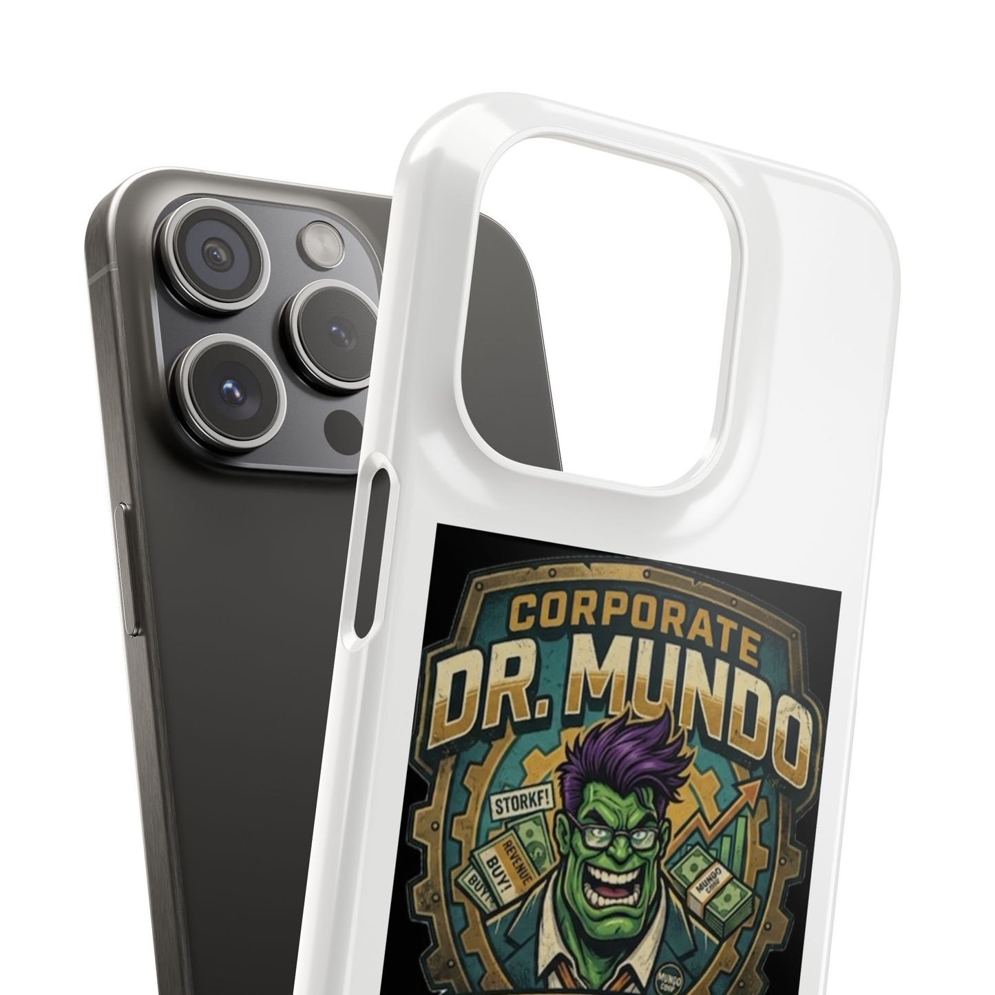 Corporate Dr. Mundo Phone Case — Funny Gaming Snap Case for League of Legends Fans