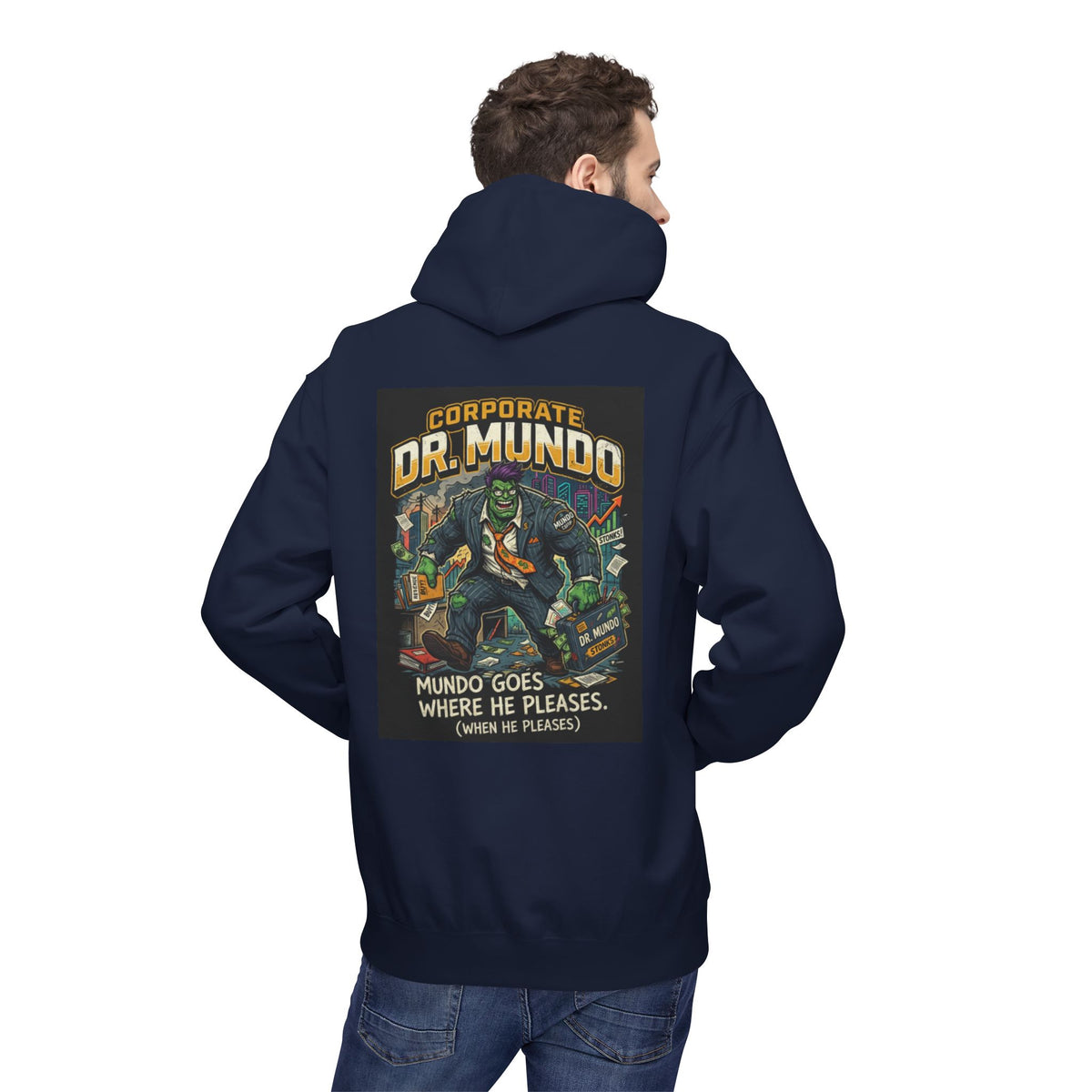 Dr Mundo Retro Arcade Hoodie league of legands— Gaming Champion Pullover
