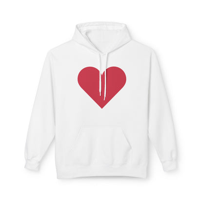 Heart & Rose Pattern Hoodie — Romantic Floral Valentine Pullover