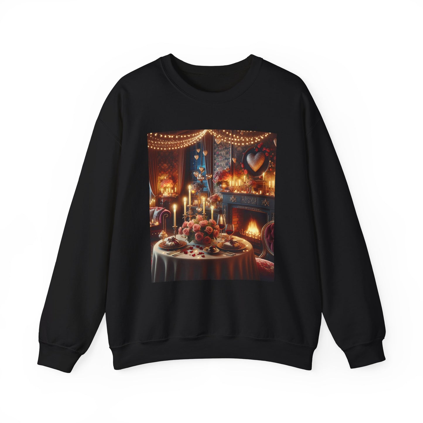 Cozy Romantic Dinner Sweatshirt – Unisex Heavy Blend™ Crewneck