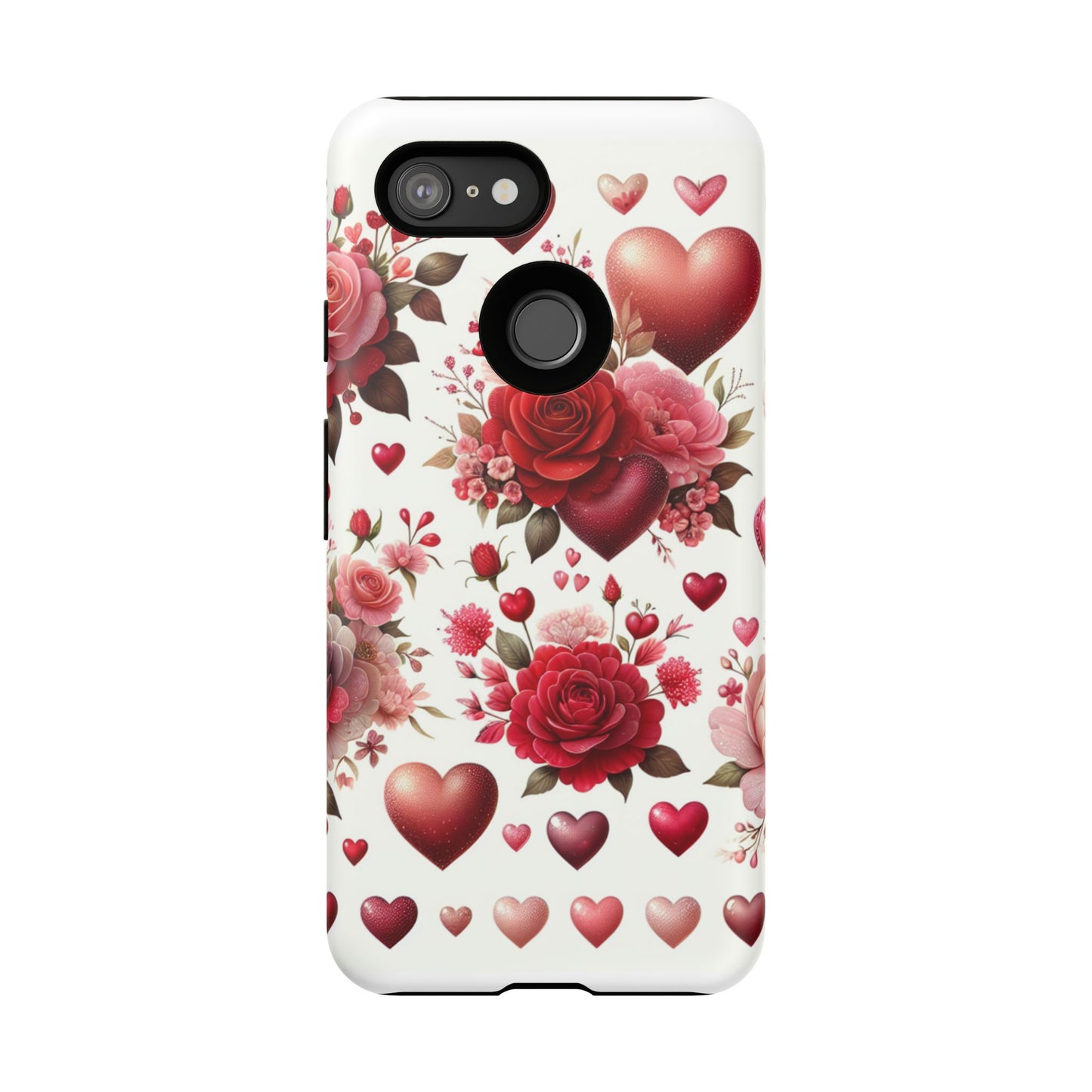 Heartfelt Floral Phone Case | Tough Cases for Love & Romance