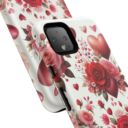 Heartfelt Floral Phone Case | Tough Cases for Love & Romance