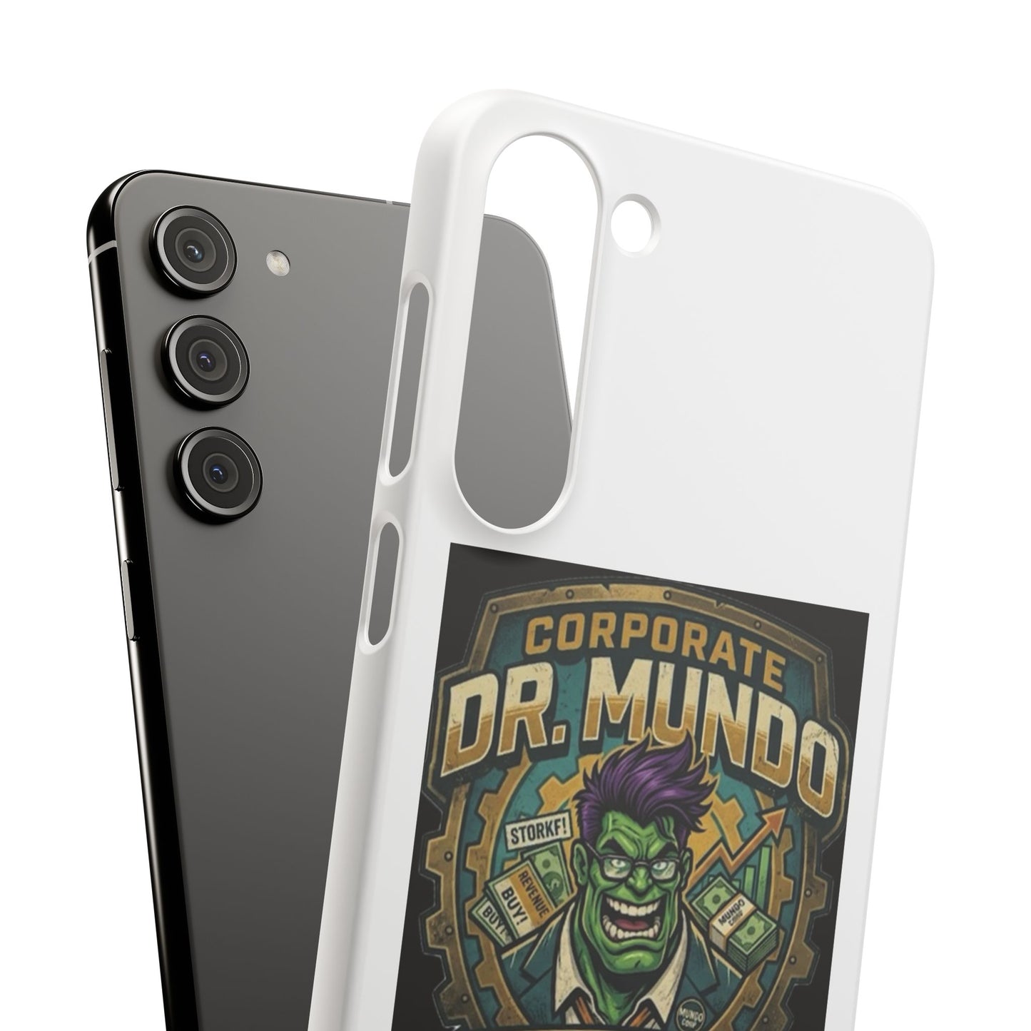 Corporate Dr. Mundo Phone Case — Funny Gaming Snap Case for League of Legends Fans