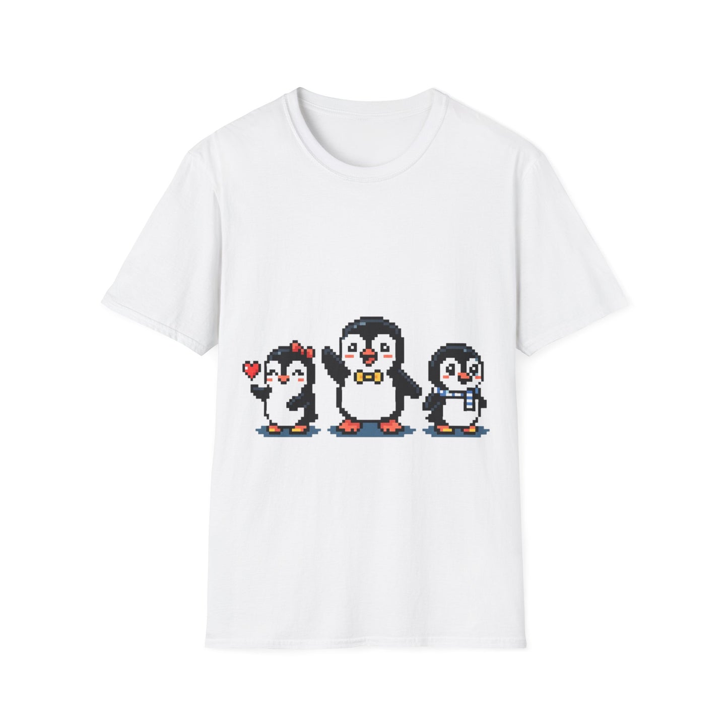 Penguin Pixel Tee — Cute Retro Pixel Art Penguins T-Shirt