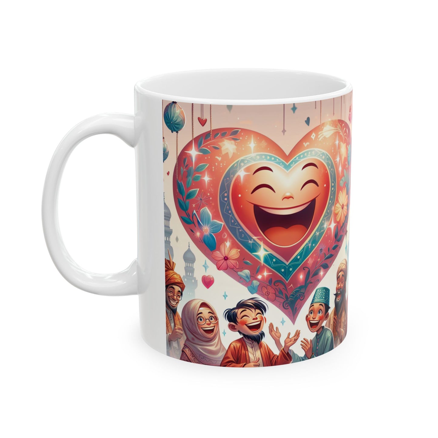 Joyful Diversity Ceramic Mug - Celebrate Unity & Happiness