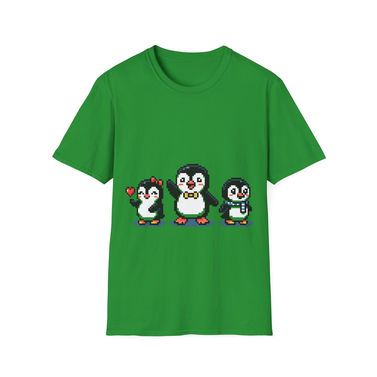 Penguin Pixel Tee — Cute Retro Pixel Art Penguins T-Shirt