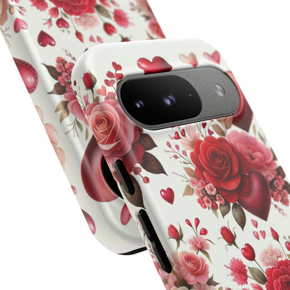 Heartfelt Floral Phone Case | Tough Cases for Love & Romance