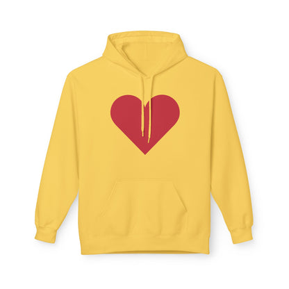 Heart & Rose Pattern Hoodie — Romantic Floral Valentine Pullover