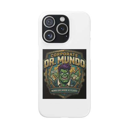 Corporate Dr. Mundo Phone Case — Funny Gaming Snap Case for League of Legends Fans