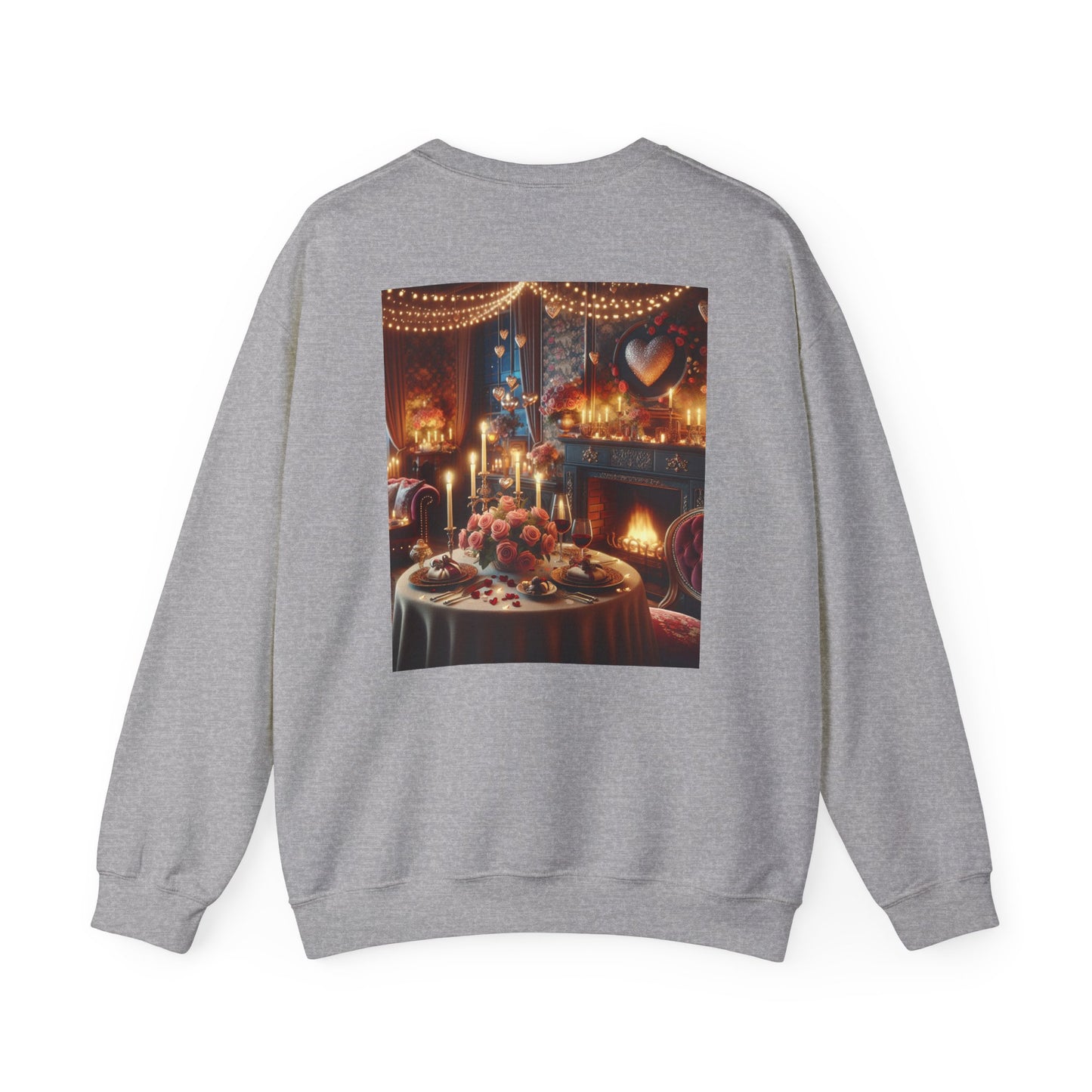 Cozy Romantic Dinner Sweatshirt – Unisex Heavy Blend™ Crewneck