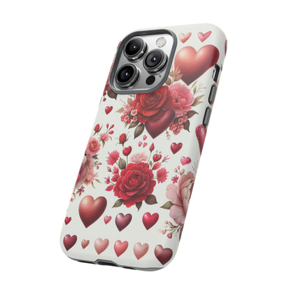 Heartfelt Floral Phone Case | Tough Cases for Love & Romance