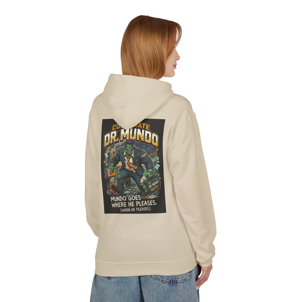 Dr Mundo Retro Arcade Hoodie league of legands— Gaming Champion Pullover
