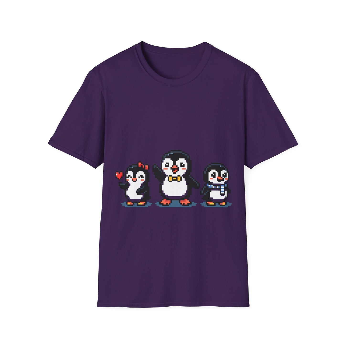 Penguin Pixel Tee — Cute Retro Pixel Art Penguins T-Shirt