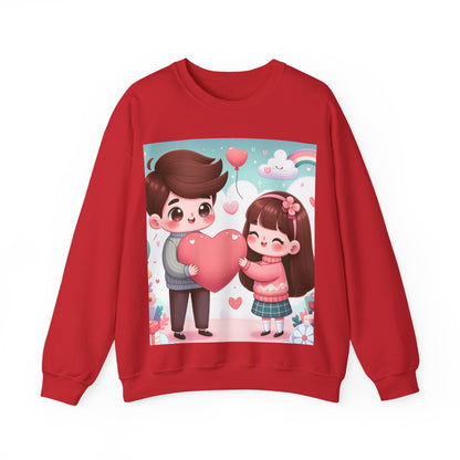 Cute Couples Love Sweatshirt - Unisex Heavy Blend™ - Perfect for Valentine’s Day & Anniversaries