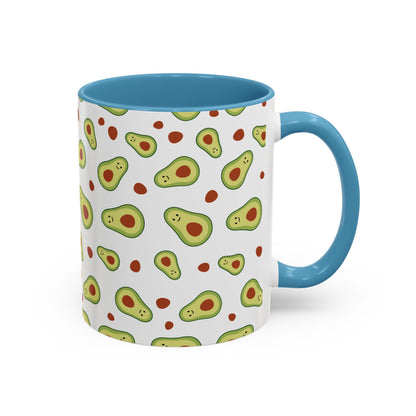 Quirky Avocado Print Coffee Mug - Fun Kitchen Accessory for Unique Coffee Lovers