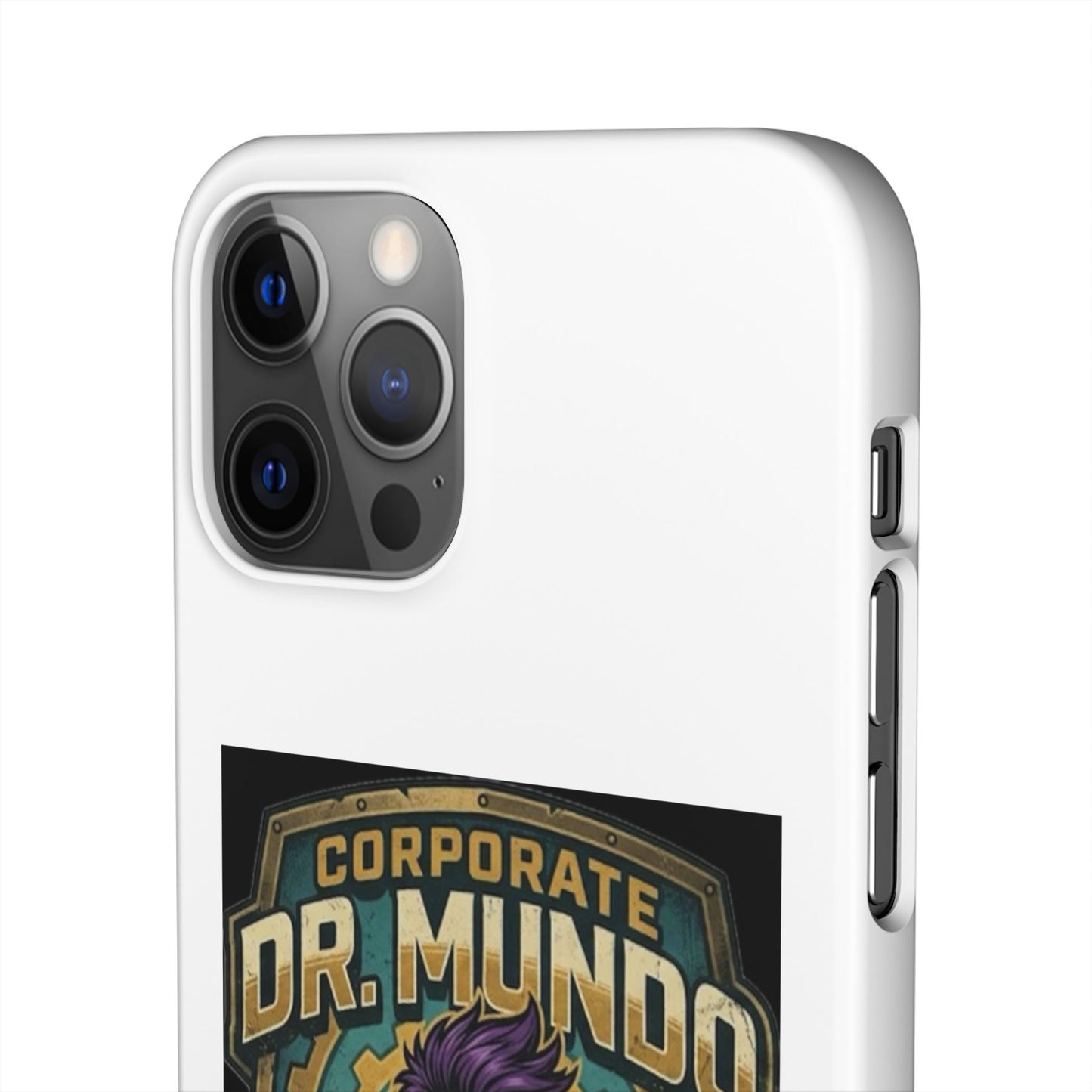 Corporate Dr. Mundo Phone Case — Funny Gaming Snap Case for League of Legends Fans