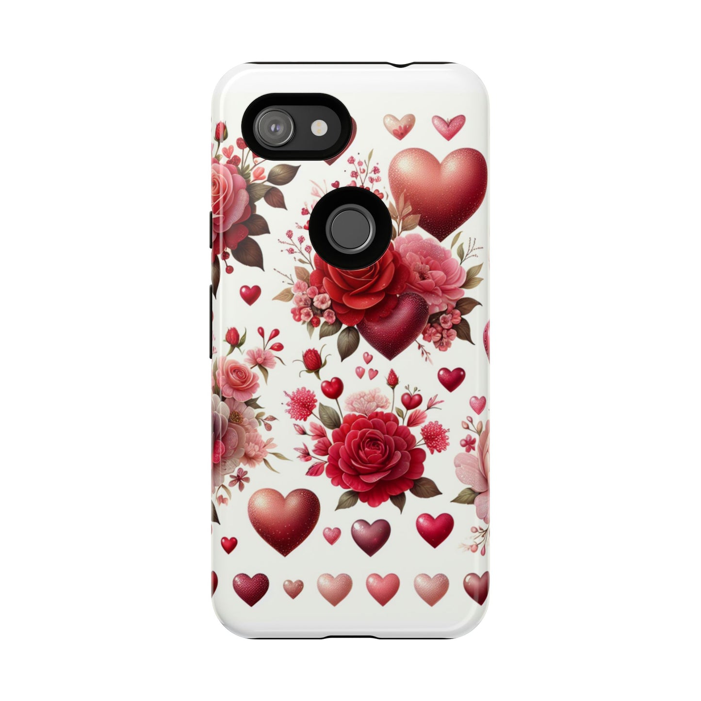 Heartfelt Floral Phone Case | Tough Cases for Love & Romance