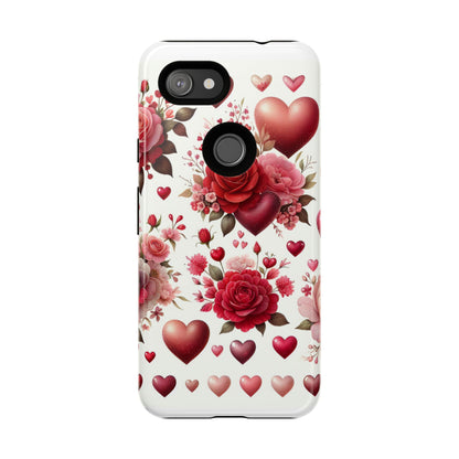 Heartfelt Floral Phone Case | Tough Cases for Love & Romance