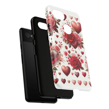 Heartfelt Floral Phone Case | Tough Cases for Love & Romance