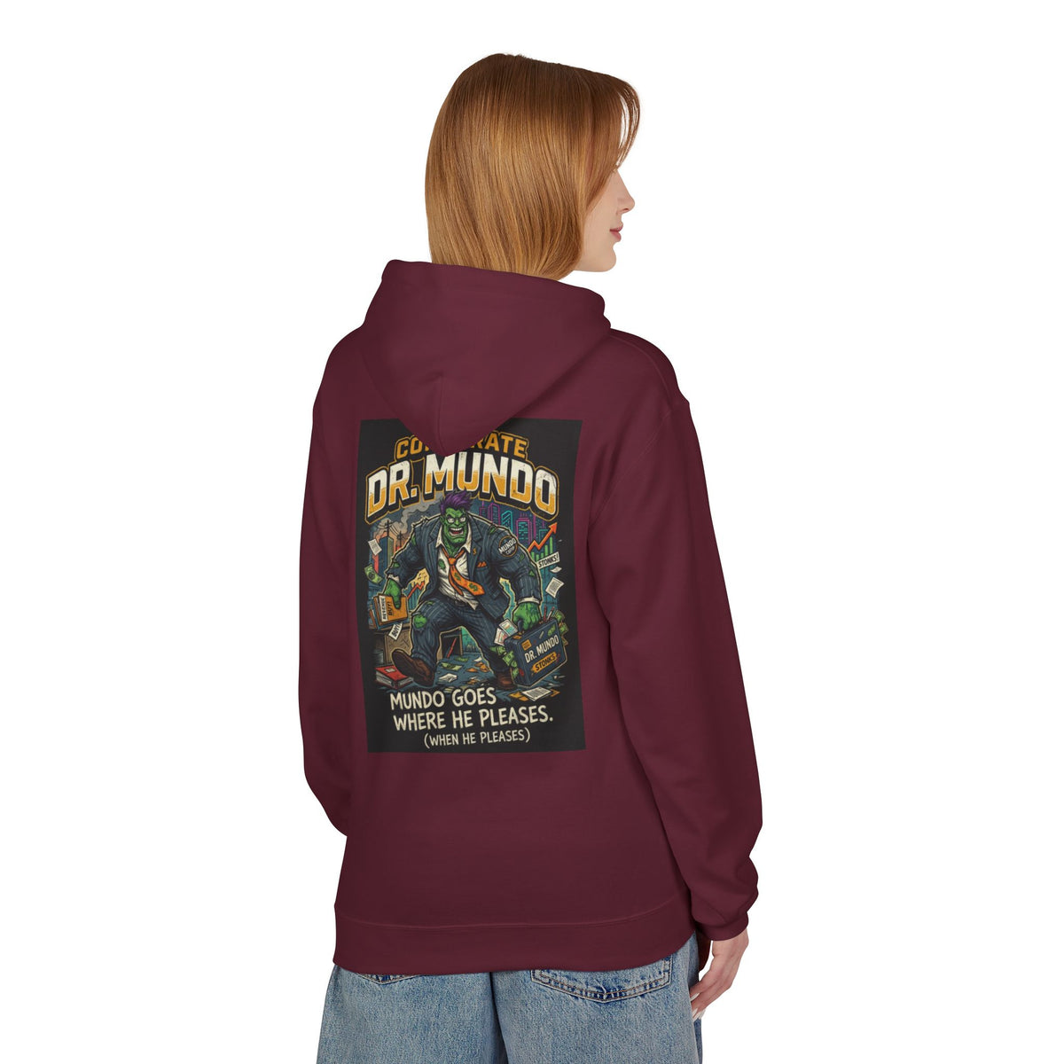 Dr Mundo Retro Arcade Hoodie league of legands— Gaming Champion Pullover