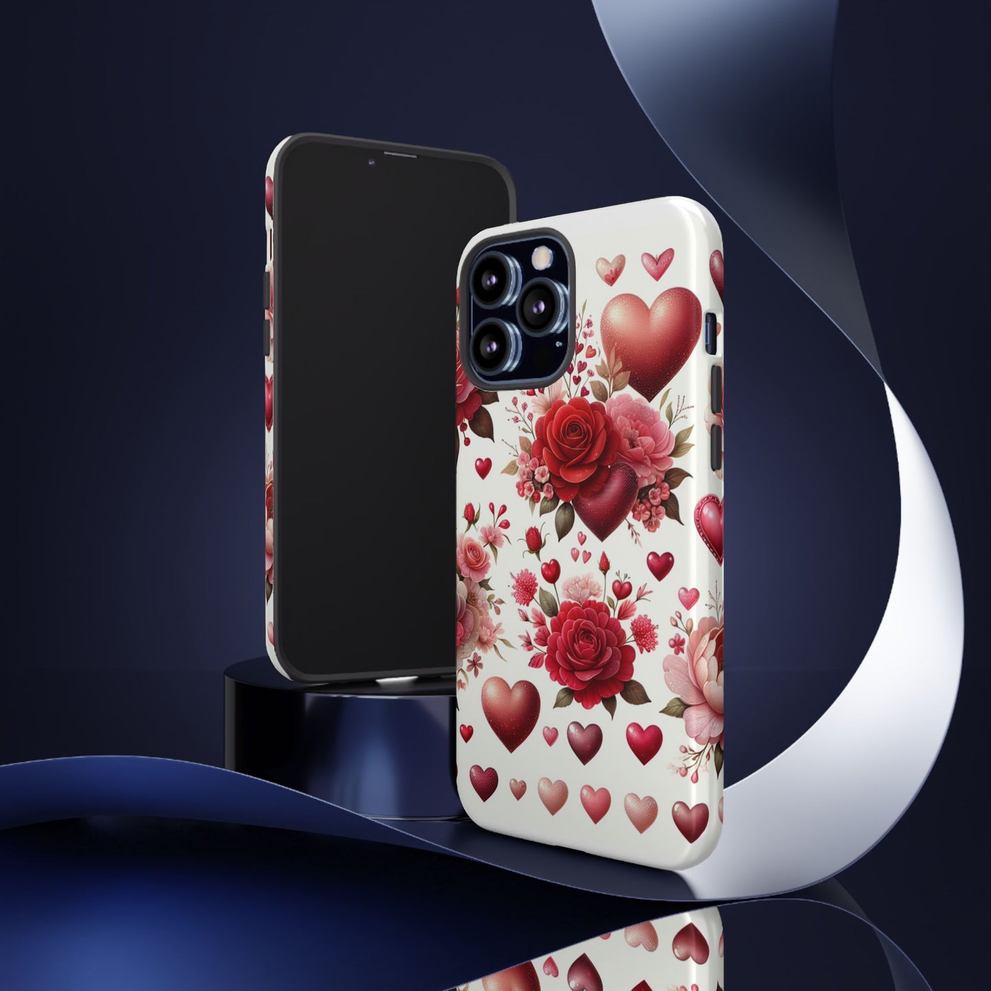 Heartfelt Floral Phone Case | Tough Cases for Love & Romance