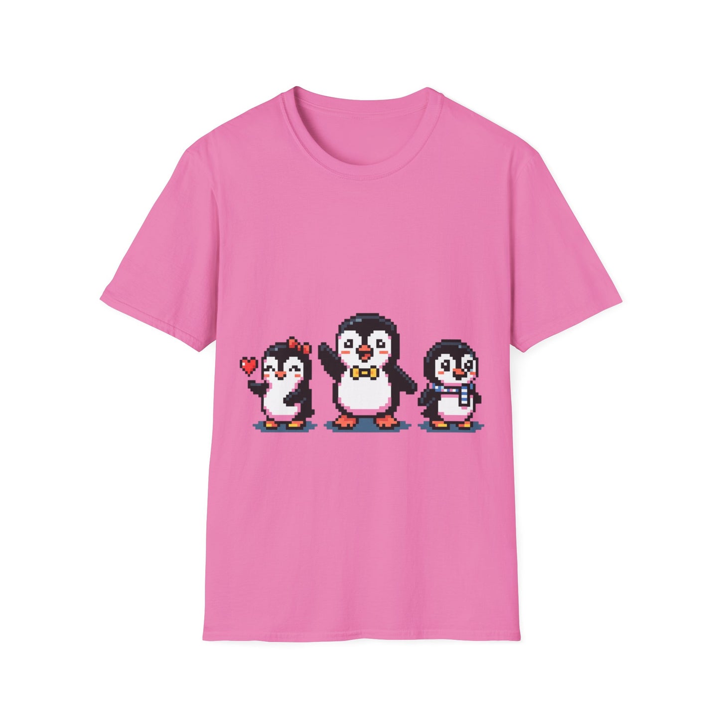 Penguin Pixel Tee — Cute Retro Pixel Art Penguins T-Shirt