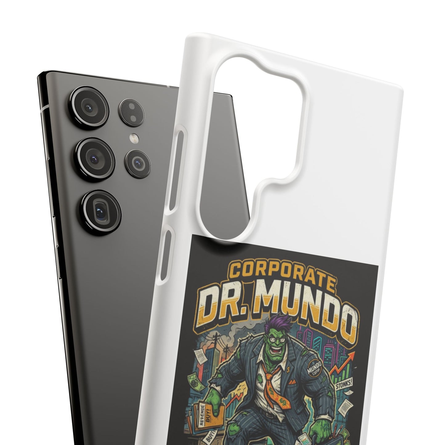 Snap Case — "Corporate Dr. Mundo" Phone Case | Funny Gamer League Riot-Inspired Design