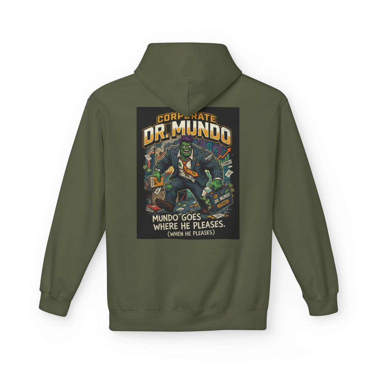 Dr Mundo Retro Arcade Hoodie league of legands— Gaming Champion Pullover