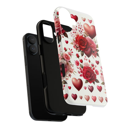 Heartfelt Floral Phone Case | Tough Cases for Love & Romance