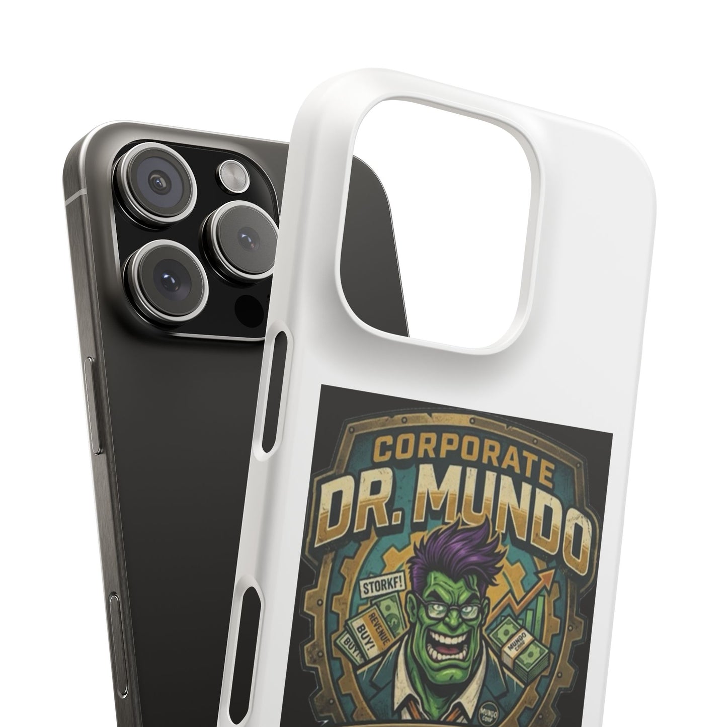 Corporate Dr. Mundo Phone Case — Funny Gaming Snap Case for League of Legends Fans