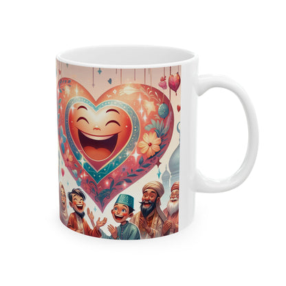 Joyful Diversity Ceramic Mug - Celebrate Unity & Happiness