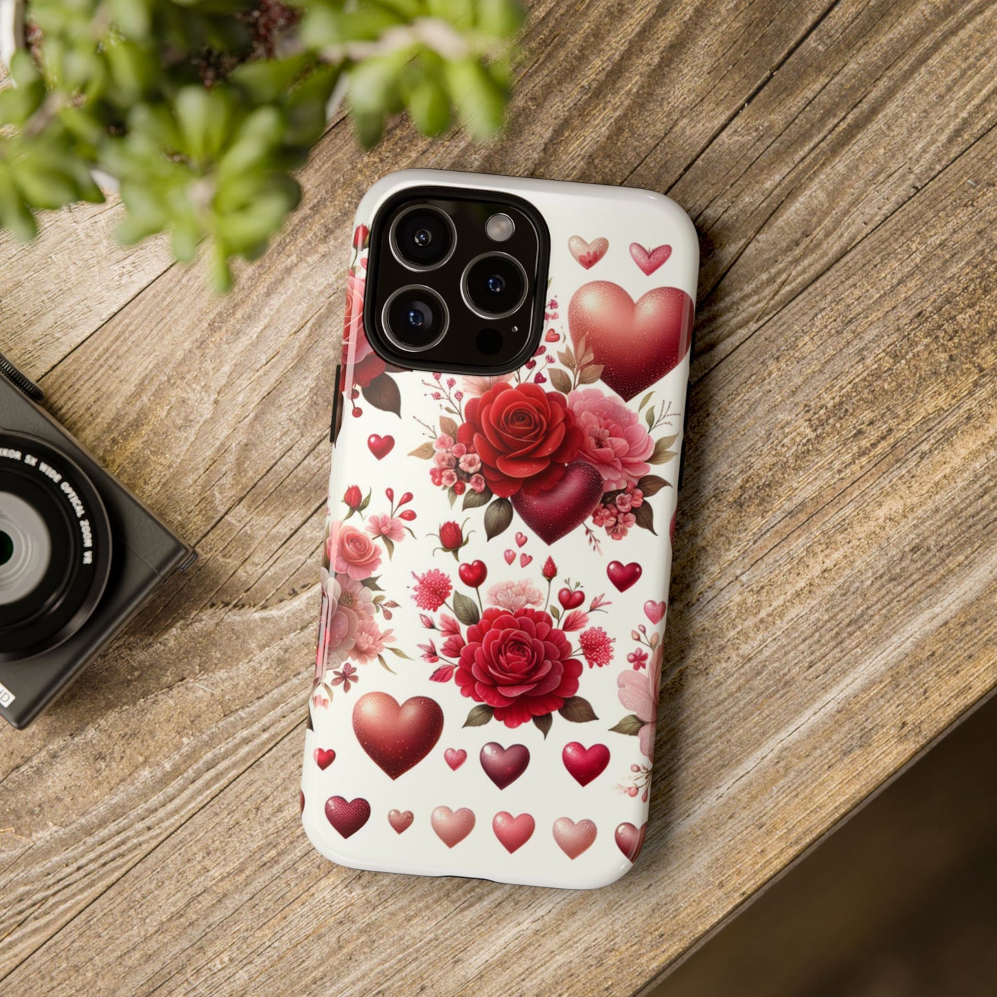 Heartfelt Floral Phone Case | Tough Cases for Love & Romance