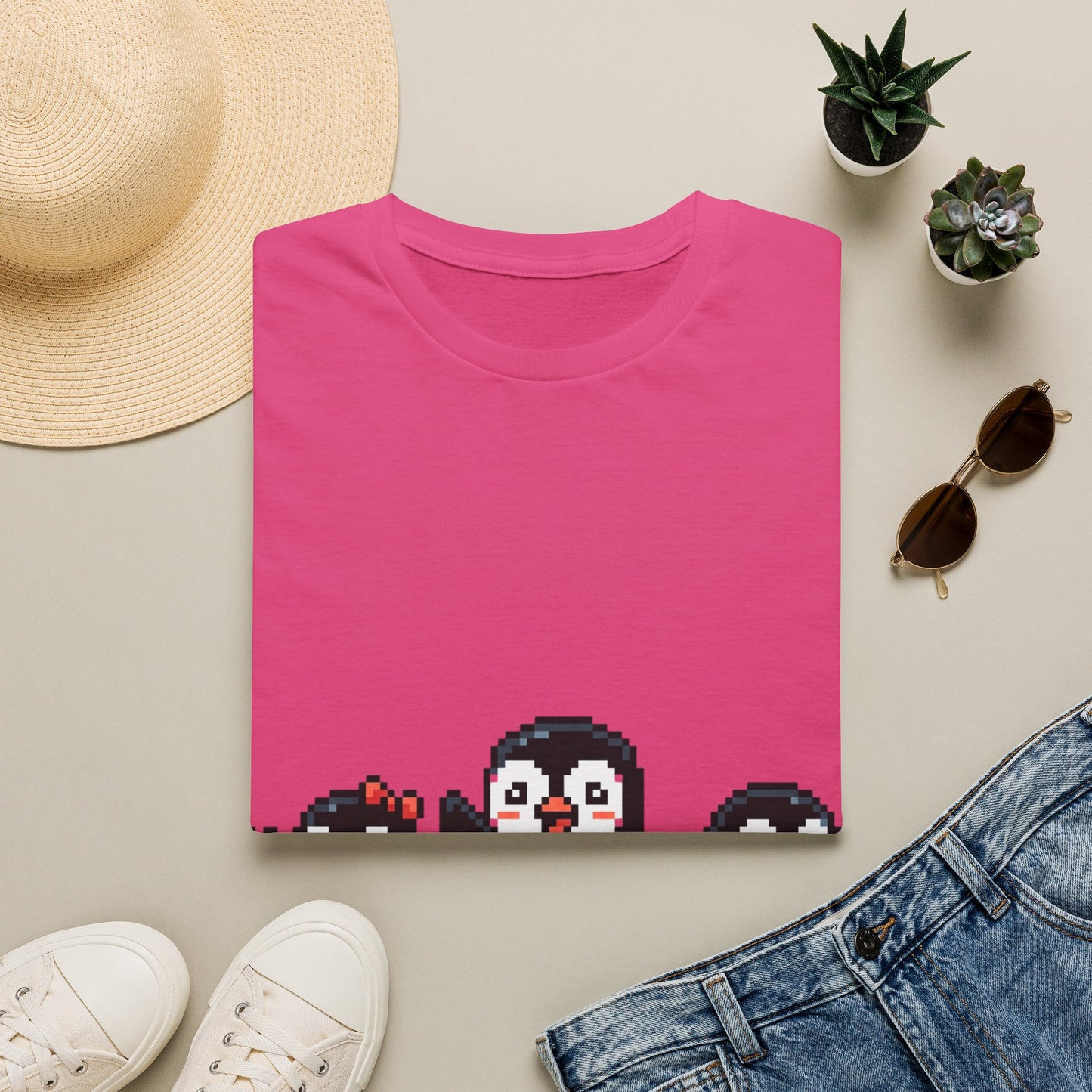 Penguin Pixel Tee — Cute Retro Pixel Art Penguins T-Shirt