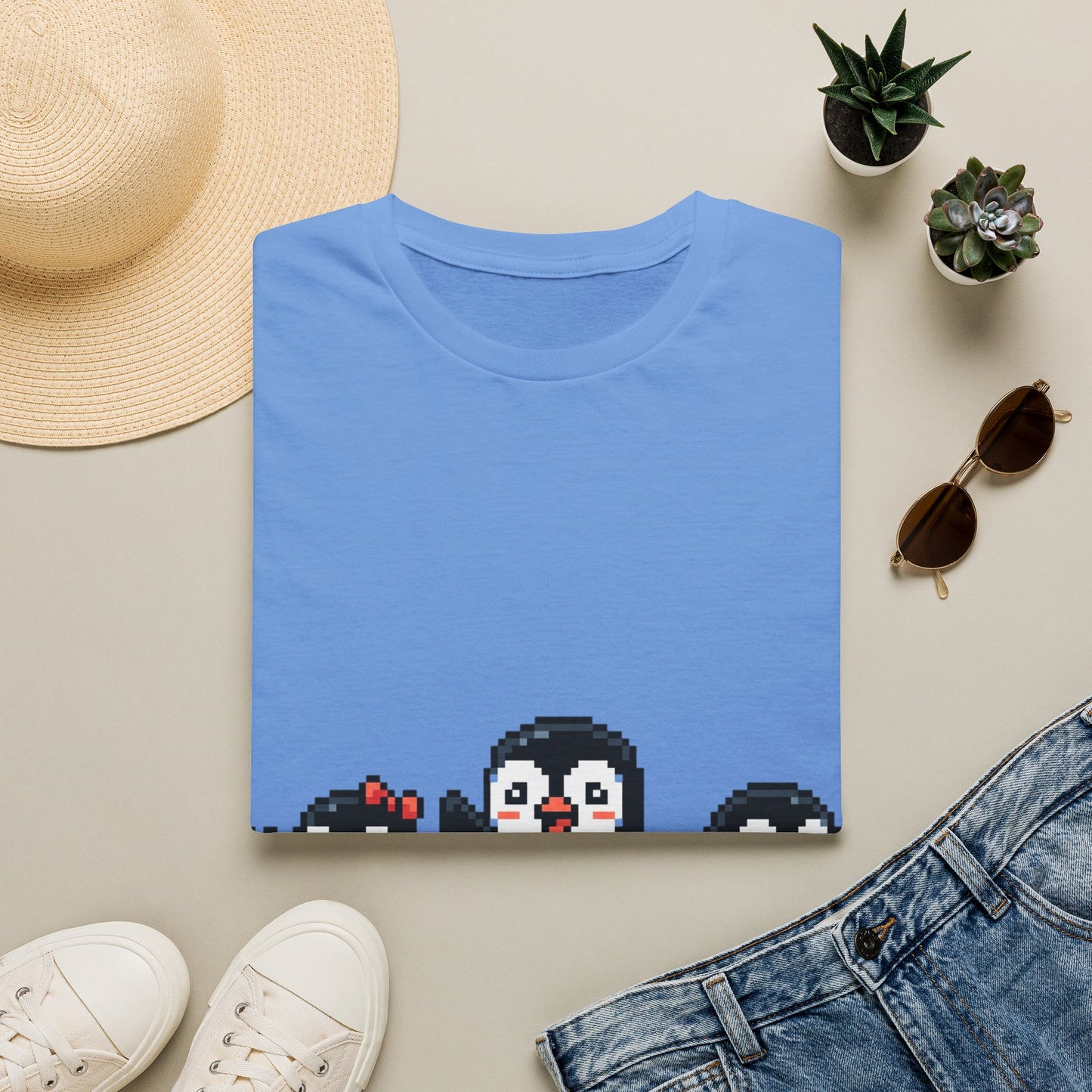 Penguin Pixel Tee — Cute Retro Pixel Art Penguins T-Shirt