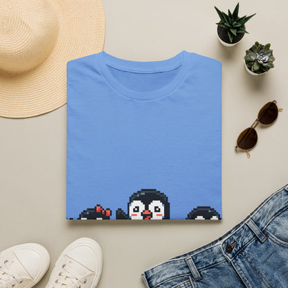 Penguin Pixel Tee — Cute Retro Pixel Art Penguins T-Shirt