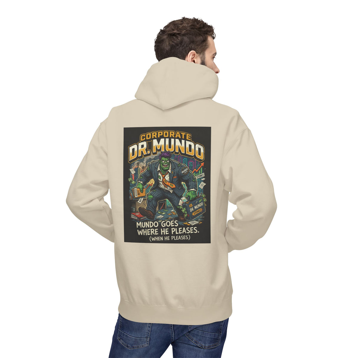 Dr Mundo Retro Arcade Hoodie league of legands— Gaming Champion Pullover