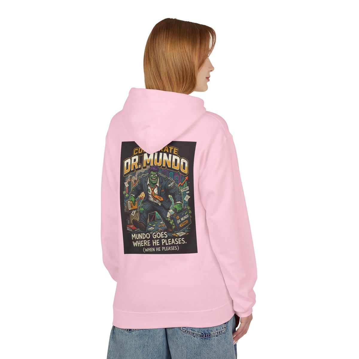 Dr Mundo Retro Arcade Hoodie league of legands— Gaming Champion Pullover