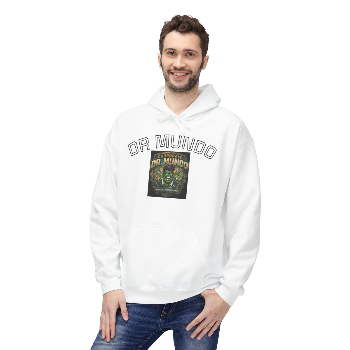 Dr Mundo Retro Arcade Hoodie league of legands— Gaming Champion Pullover