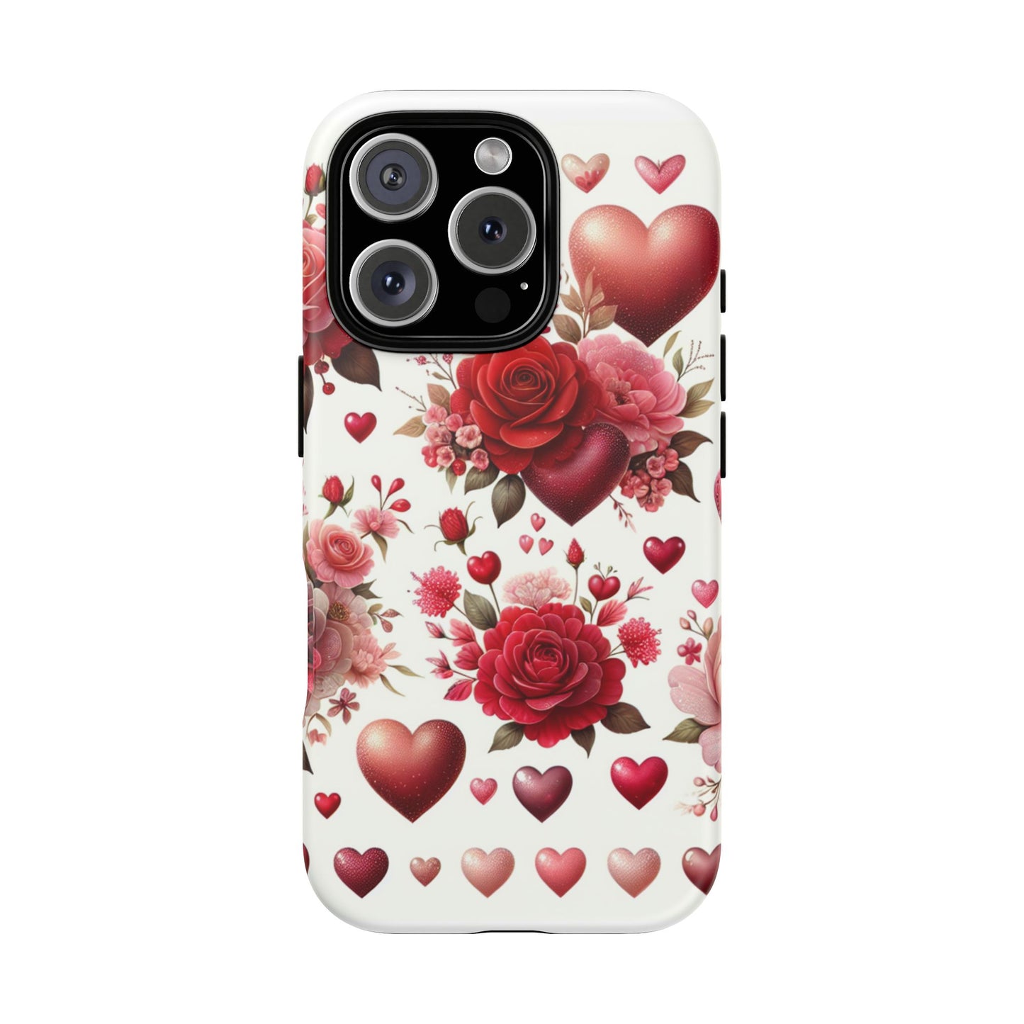 Heartfelt Floral Phone Case | Tough Cases for Love & Romance