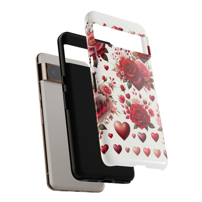 Heartfelt Floral Phone Case | Tough Cases for Love & Romance