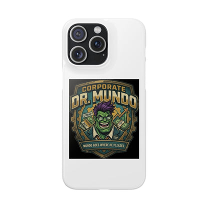 Corporate Dr. Mundo Phone Case — Funny Gaming Snap Case for League of Legends Fans