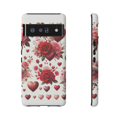 Heartfelt Floral Phone Case | Tough Cases for Love & Romance