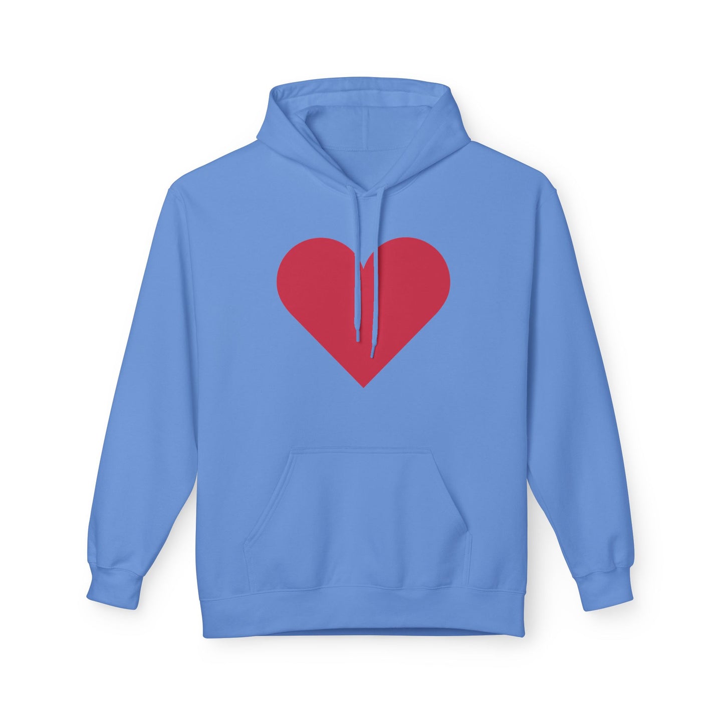 Heart & Rose Pattern Hoodie — Romantic Floral Valentine Pullover