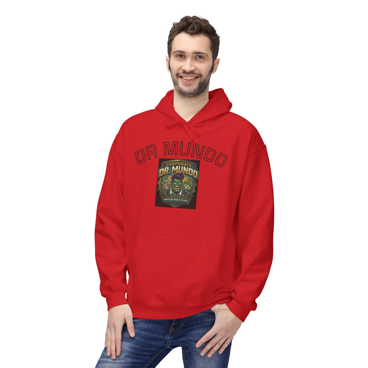 Dr Mundo Retro Arcade Hoodie league of legands— Gaming Champion Pullover