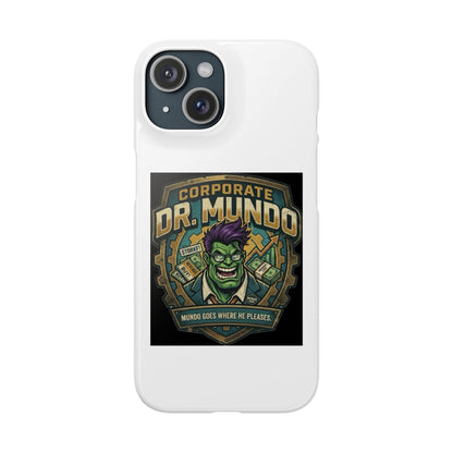 Corporate Dr. Mundo Phone Case — Funny Gaming Snap Case for League of Legends Fans