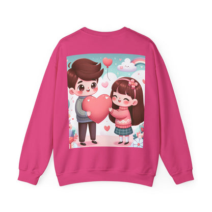 Cute Couples Love Sweatshirt - Unisex Heavy Blend™ - Perfect for Valentine’s Day & Anniversaries