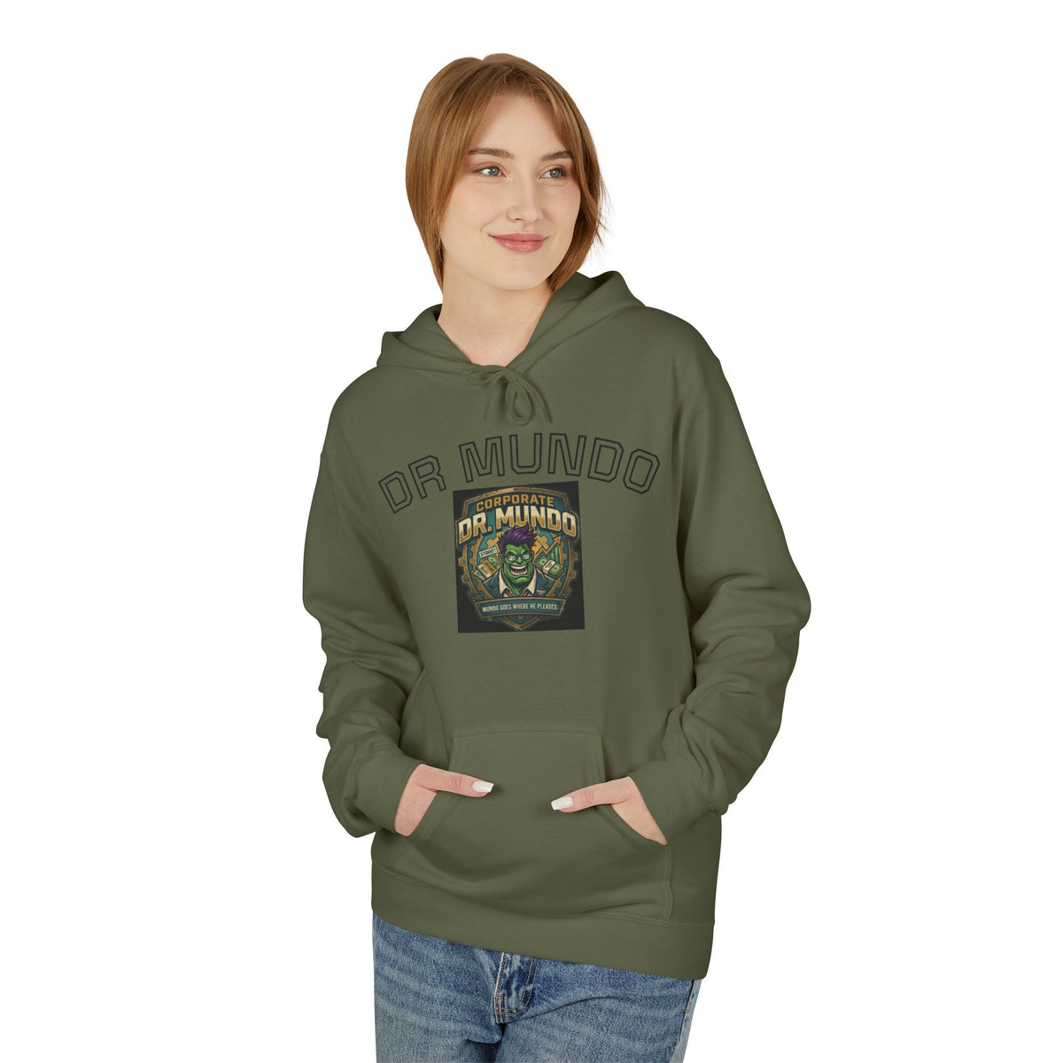 Dr Mundo Retro Arcade Hoodie league of legands— Gaming Champion Pullover