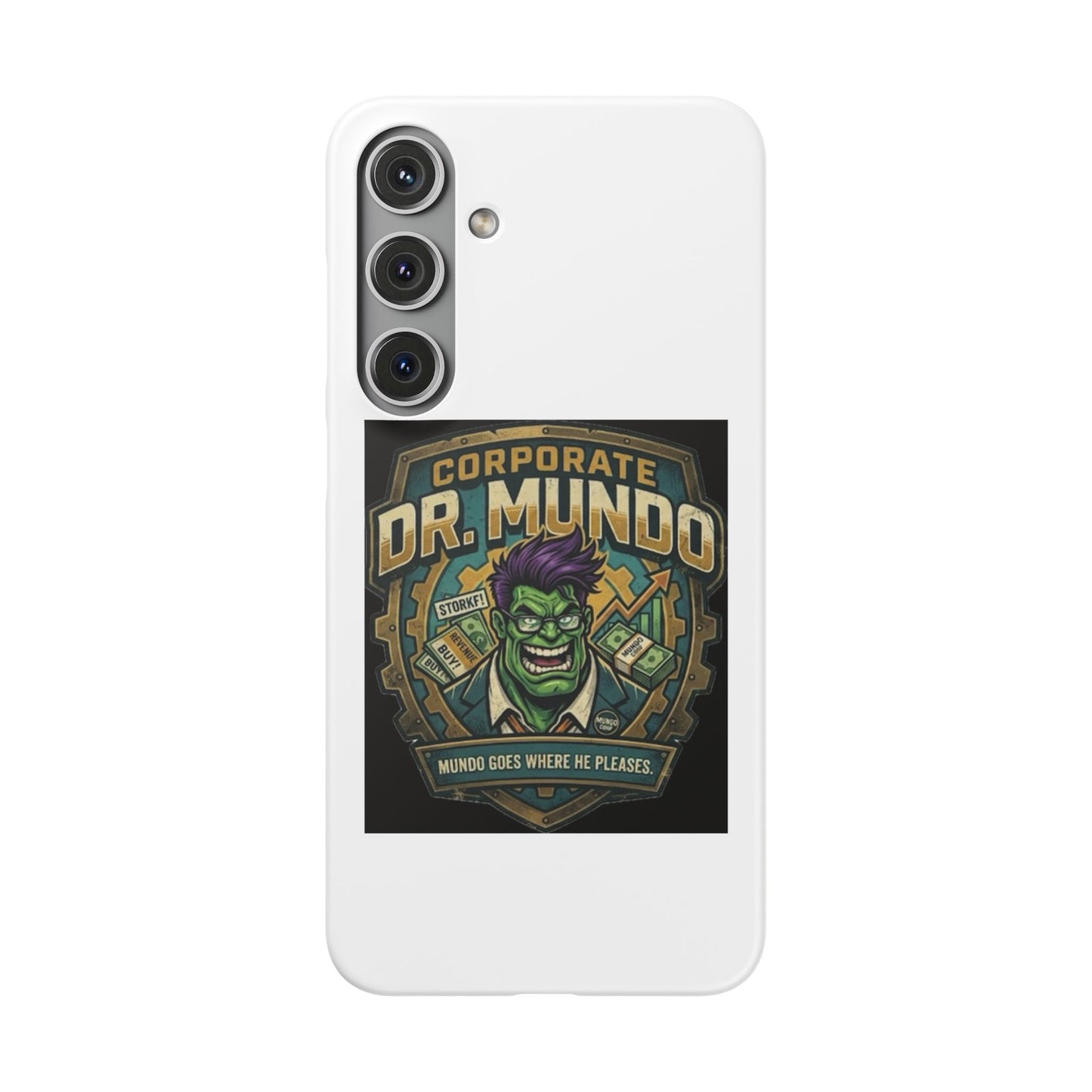 Corporate Dr. Mundo Phone Case — Funny Gaming Snap Case for League of Legends Fans