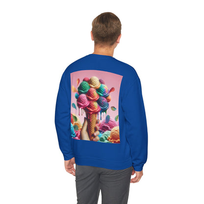 Colorful Ice Cream Crewneck Sweatshirt - Sweet Summer Vibes