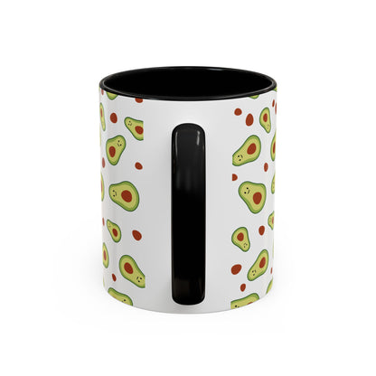 Quirky Avocado Print Coffee Mug - Fun Kitchen Accessory for Unique Coffee Lovers